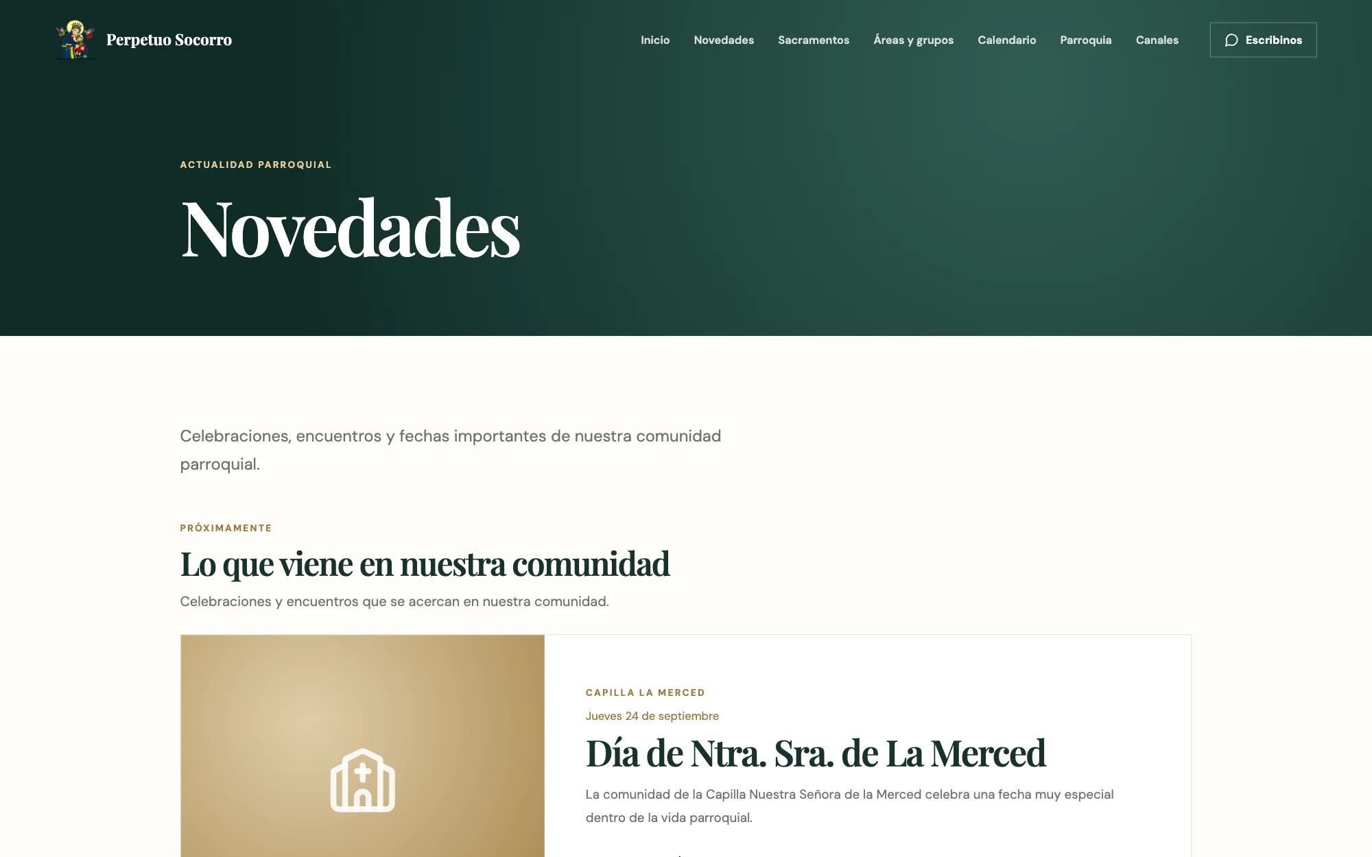 Novedades y próximos encuentros de la comunidad